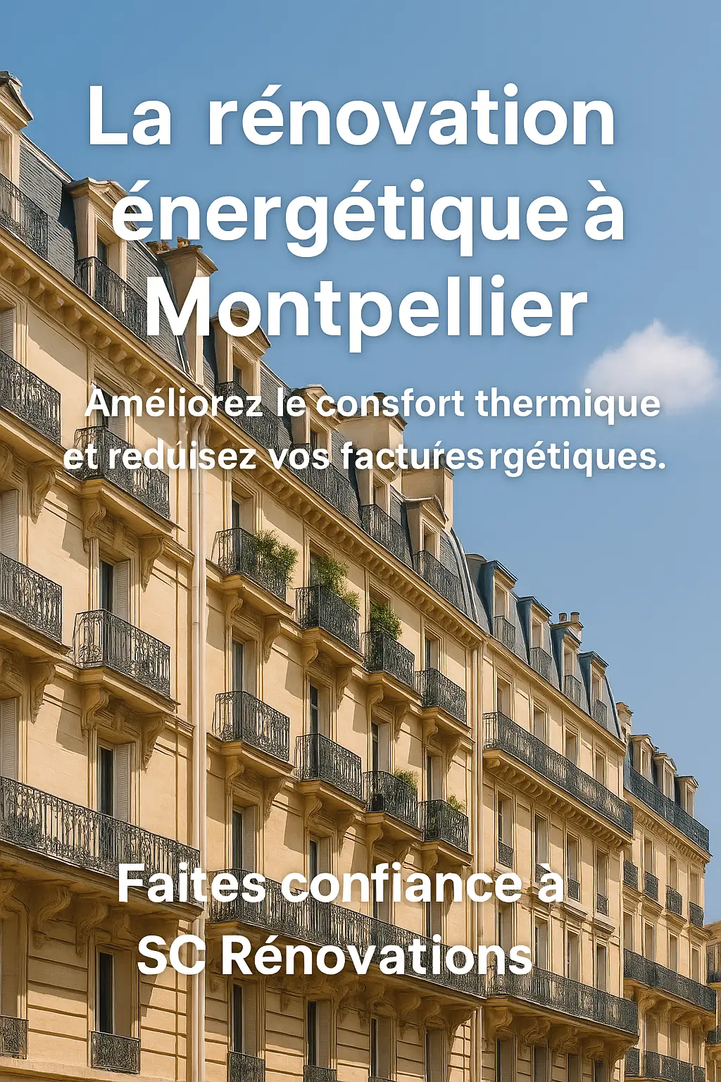 Rénovation énergétique à Montpellier